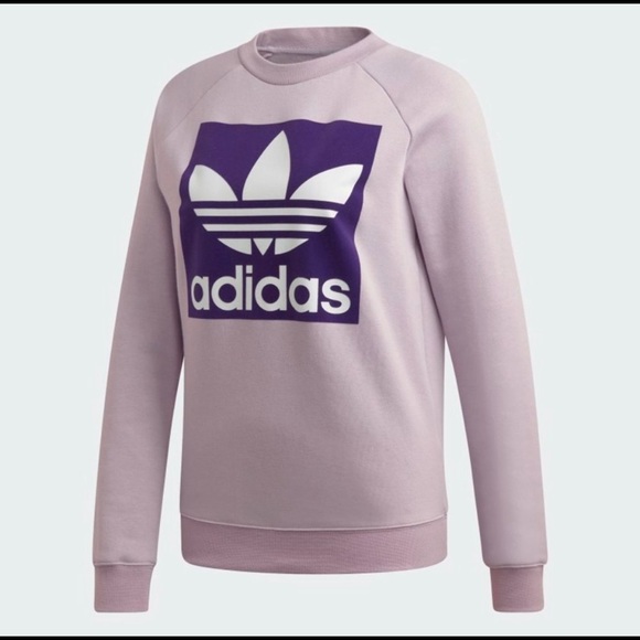 purple adidas sweater
